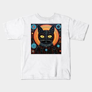 Tarot Cat Deity Kids T-Shirt